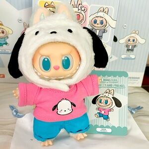 POPMART Labubu Hello Kitty and Friends Plush Pendant - Pochacco